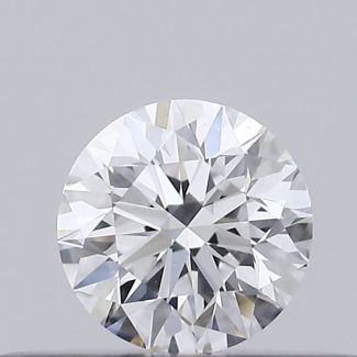 0.23 Carat Round D VS2 EX GIA Natural Diamond