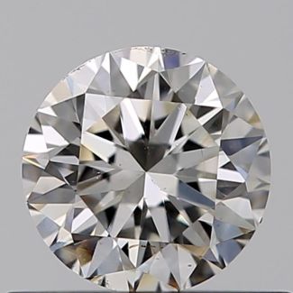 0.40 Carat Round I VS2 VG EX GIA Natural Diamond