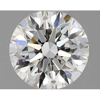 0.70 Carat Round I VS2 EX GIA Natural Diamond