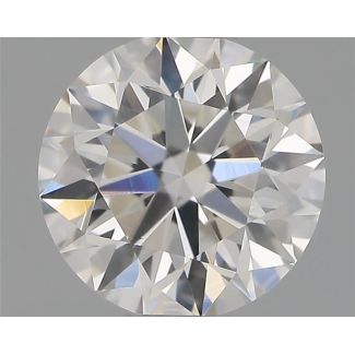 0.53 Carat Round G VS1 EX GIA Natural Diamond