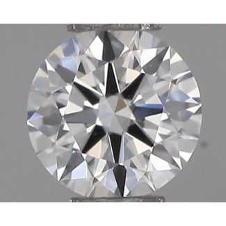 0.21 Carat Round E VVS2 EX GIA Natural Diamond