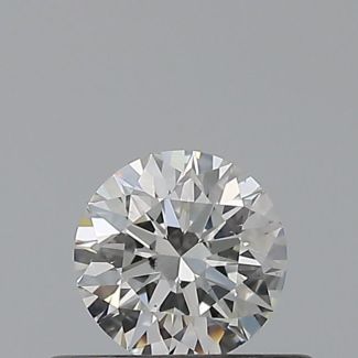 0.34 Carat Round H VS2 EX GIA Natural Diamond