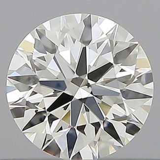 0.5 Carat Round H VS2 EX IGI Natural Diamond