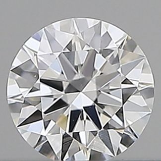 0.20 Carat Round D VVS2 EX GIA Natural Diamond