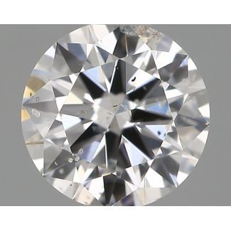 0.5 Carat Round D SI2 EX IGI Natural Diamond