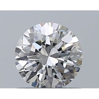 0.6 Carat Round G VVS2 EX GD GIA Natural Diamond