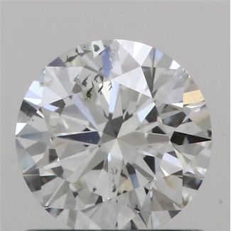 0.72 Carat Round E SI2 EX GIA Natural Diamond