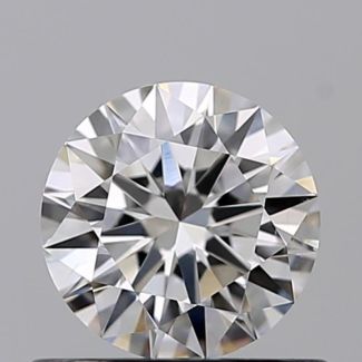 0.51 Carat Round F SI1 EX GIA Natural Diamond