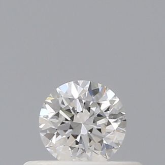 0.30 Carat Round F VVS2 VG EX G GIA Natural Diamond