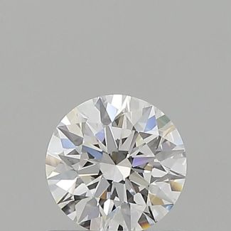 0.61 Carat Round E VVS1 EX GIA Natural Diamond