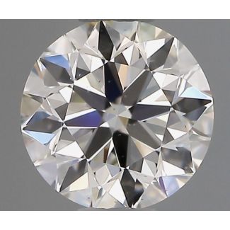 0.6 Carat Round H VS2 EX IGI Natural Diamond