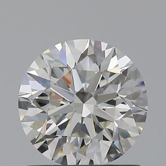 0.9 Carat Round H VVS1 EX GIA Natural Diamond