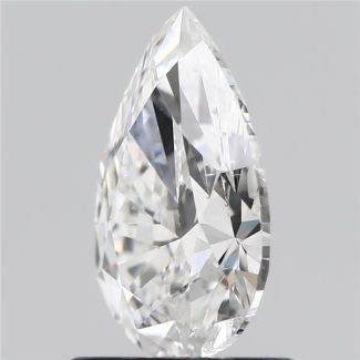 1.00 Carat Pear E SI2 - VG GIA Natural Diamond