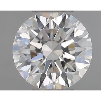 0.45 Carat Round G SI1 EX GIA Natural Diamond