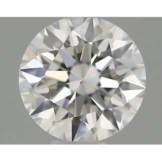 0.3 Carat Round H VS2 EX GIA Natural Diamond