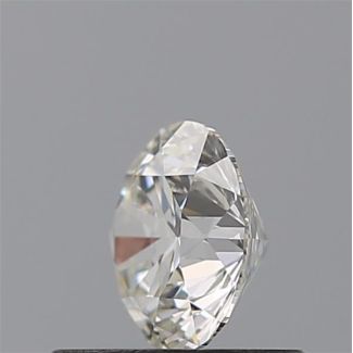 0.50 Carat Round I VVS2 EX GIA Natural Diamond