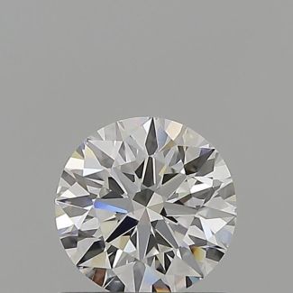 0.71 Carat Round E VVS2 EX GIA Natural Diamond