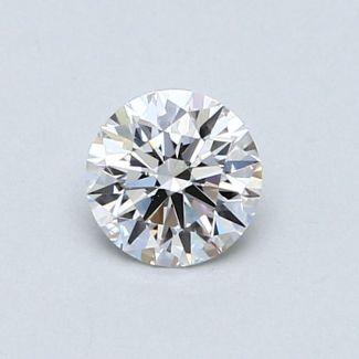 0.53 Carat Round D VS2 EX GIA Natural Diamond