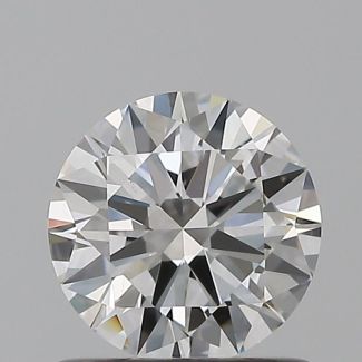 0.7 Carat Round F VVS2 EX GIA Natural Diamond