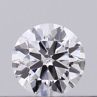 0.18 Carat Round D SI2 VG EX GIA Natural Diamond