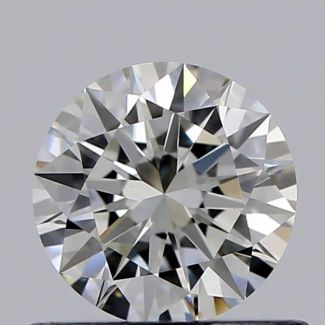 0.50 Carat Round I IF EX GIA Natural Diamond