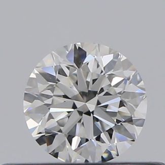 0.31 Carat Round E VVS2 G EX GIA Natural Diamond