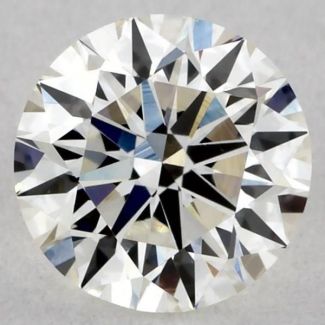 0.7 Carat Round I VVS2 EX GIA Natural Diamond