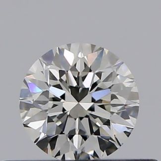 0.30 Carat Round I VVS1 VG EX GIA Natural Diamond