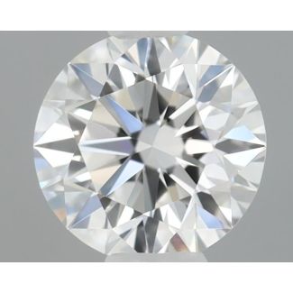 0.35 Carat Round G VVS2 EX GIA Natural Diamond