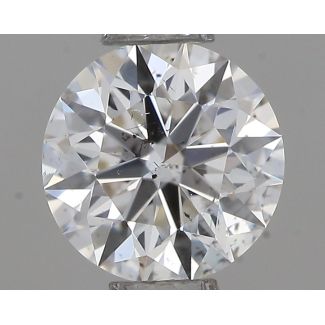 0.40 Carat Round E SI2 EX GIA Natural Diamond