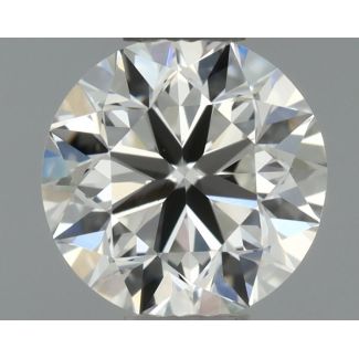 0.5 Carat Round H VS2 VG EX GIA Natural Diamond