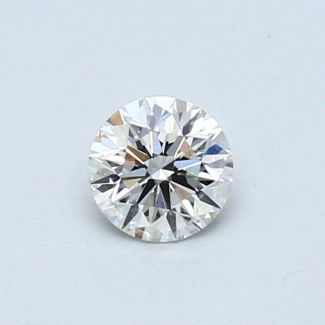 0.39 Carat Round D SI1 VG EX GIA Natural Diamond