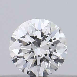 0.16 Carat Round E VVS2 EX GIA Natural Diamond