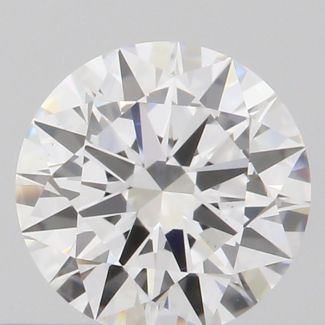 0.43 Carat Round E VS2 EX VG GIA Natural Diamond