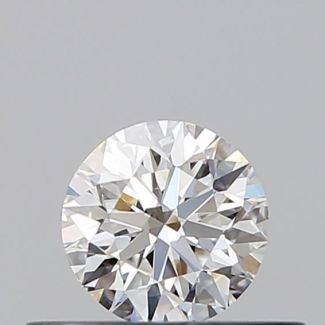 0.31 Carat Round F VVS2 EX GIA Natural Diamond