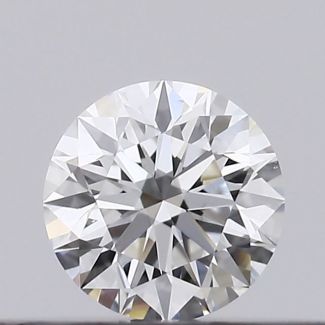 0.2 Carat Round F VS2 EX VG GIA Natural Diamond