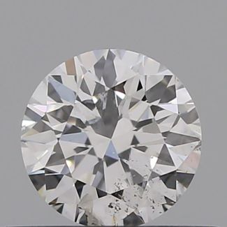 0.40 Carat Round E I1 GD EX VG GIA Natural Diamond