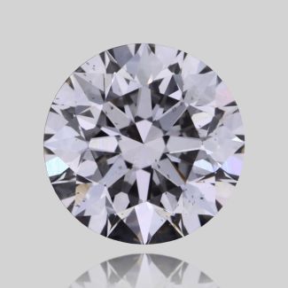 0.4 Carat Round I SI1 EX GIA Natural Diamond