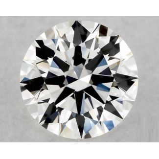 0.45 Carat Round H VVS2 EX GIA Natural Diamond