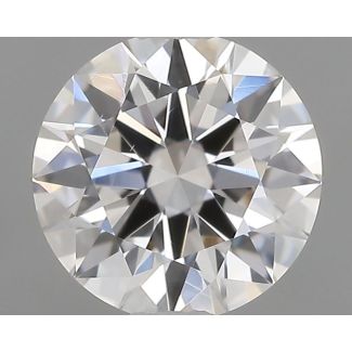 0.5 Carat Round F VS2 EX GIA Natural Diamond