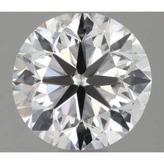 0.7 Carat Round F SI1 VG EX GIA Natural Diamond