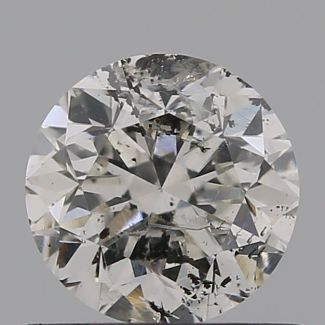 0.66 Carat Round H I2 GD VG GIA Natural Diamond