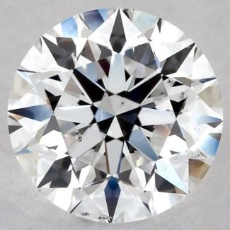 0.75 Carat Round D SI1 EX GIA Natural Diamond