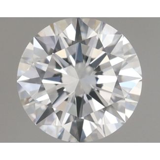 0.55 Carat Round H VS1 EX VG GIA Natural Diamond