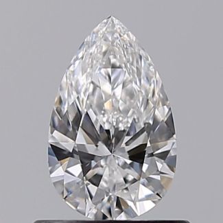 0.55 Carat Pear D VS1 - VG GIA Natural Diamond