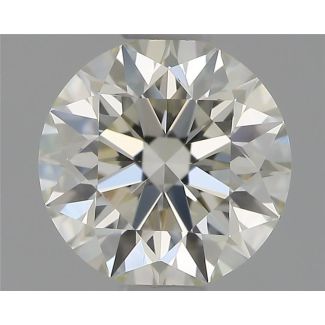 0.62 Carat Round H VVS2 EX IGI Natural Diamond