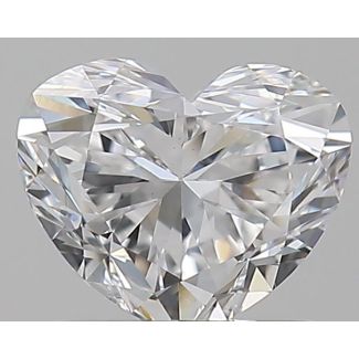 0.8 Carat Heart D VVS2 - EX VG GIA Natural Diamond