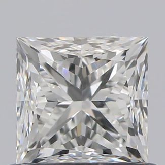 0.70 Carat Princess H VVS2 - EX GIA Natural Diamond