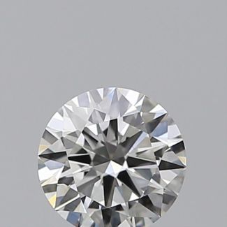 0.40 Carat Round I VVS1 EX VG GIA Natural Diamond