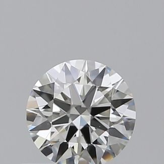 0.40 Carat Round I VVS1 EX VG GIA Natural Diamond